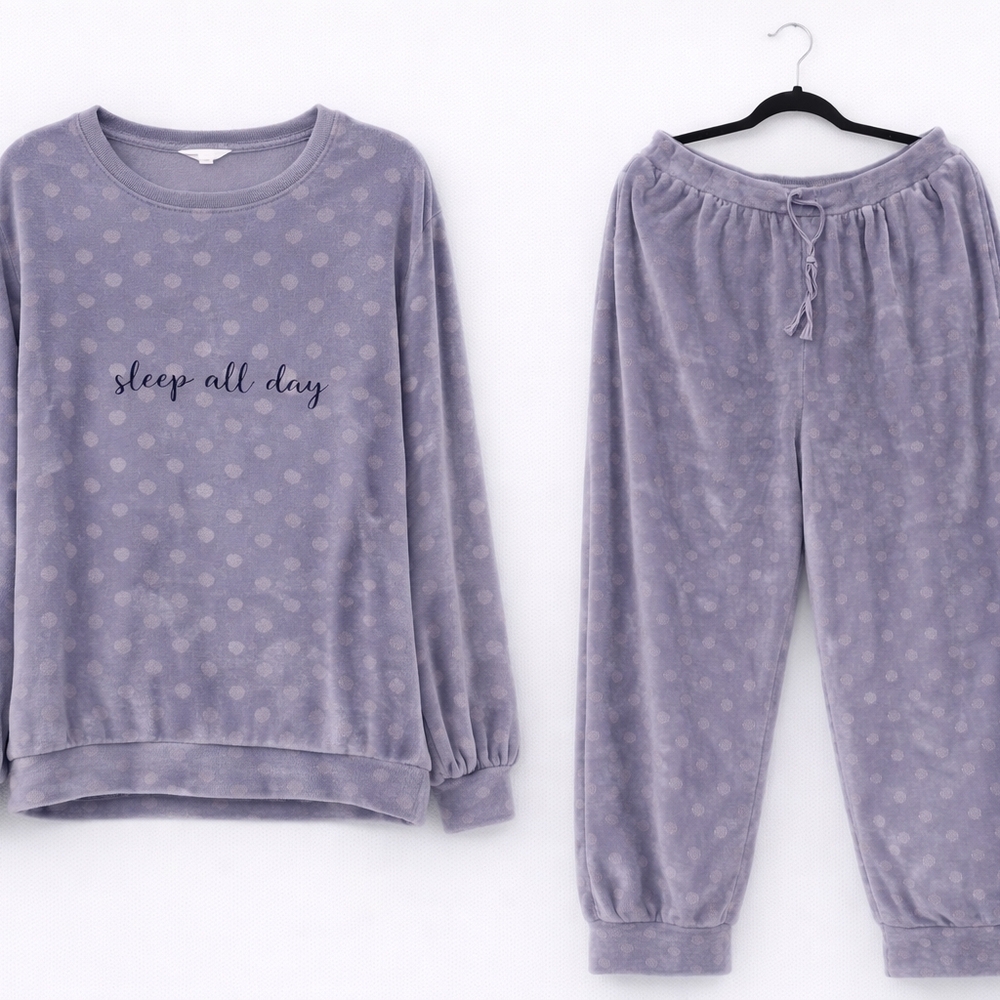 Womans Pajama Set in Soft Purple